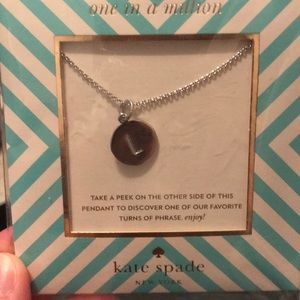 Lowest price!! Kate Spade L Necklace